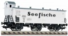 5381 Fleischmann 3-axled refrigerated car 'Seefische' with brakeman?s cabin type Gkwh ('Berlin')